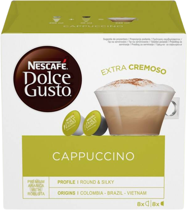 Nescafé Dolce Gusto® Cappuccino kávové kapsle 16 ks