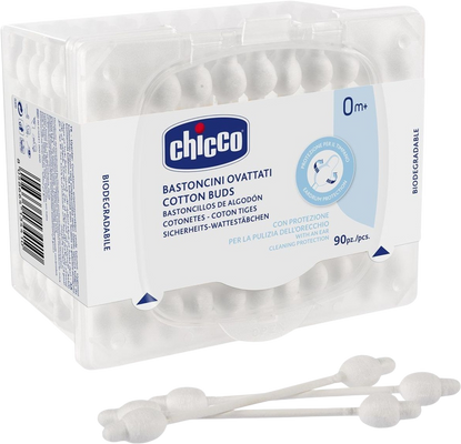 Chicco Tyčinky vatové anatomické 90 ks