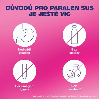 Paralen SUS 24mg/ml perorální suspenze 100 ml