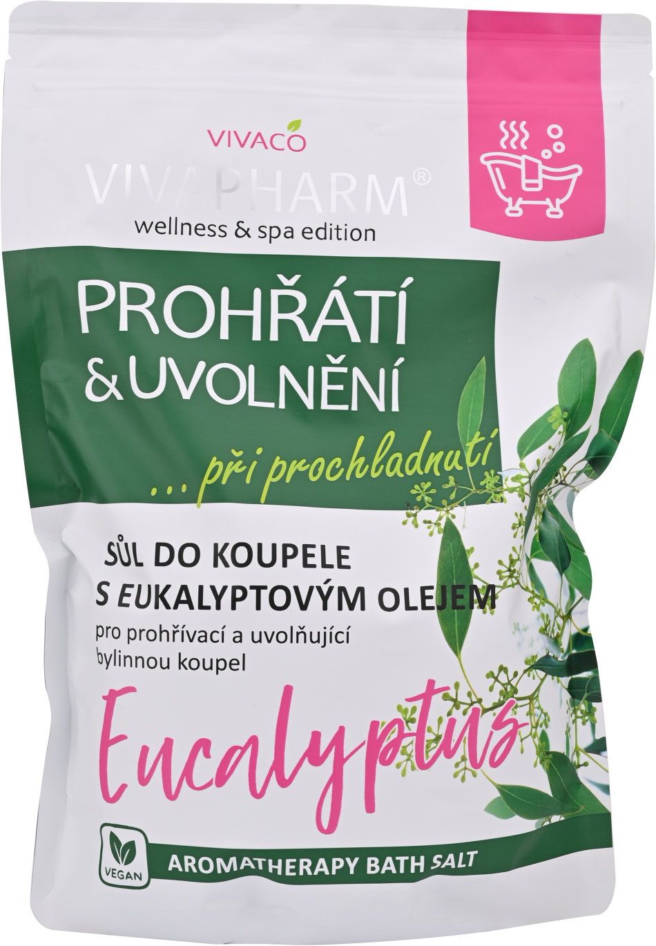 VivaPharm Sůl do koupele Prohřátí a Uvolnění 1000 g