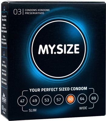 My size 60 Kondomy 3 ks