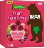 Bear Fruit Treasures Berry jahoda a borůvka 5 x 20 g
