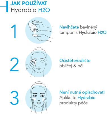 Bioderma Hydrabio H2O Micelární voda pro dehydratovanou pleť 500 ml