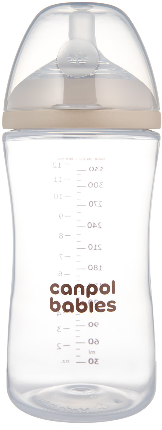 Canpol babies Lahev antikoliková Natural Shape 330 ml