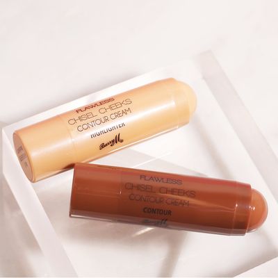 BarryM Chisel Cheeks Contour Cream Sticks, krémový bronzer a rozjasňovač v tyčince 2 x 1 g