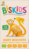 Belkorn BISkids BIO dětské celozrnné sušenky s banánem bez přidaného cukru 6M+ 120 g