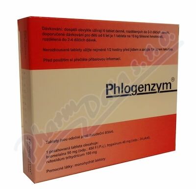 Phlogenzym potažené tablety 40 40 ks