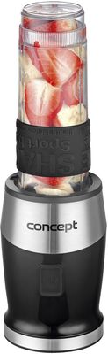 Concept Fresh&Nutri Černý smoothie mixér, chopper, mlýnek + 2 lahve 570 ml + 400 ml