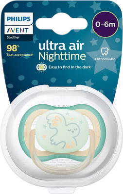 Philips Avent Šidítko Ultra air noční 0-6m