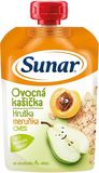 Sunar kašička ovocná kapsička hruška, meruňka, ovesné vločky 6m+ 120 g