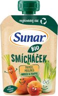 Sunar BIO ovocná kapsička Smícháček mango, mrkev, meruňka a fenykl 100 g