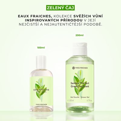Yves Rocher Eau Fraiche Zelený čaj 100 ml