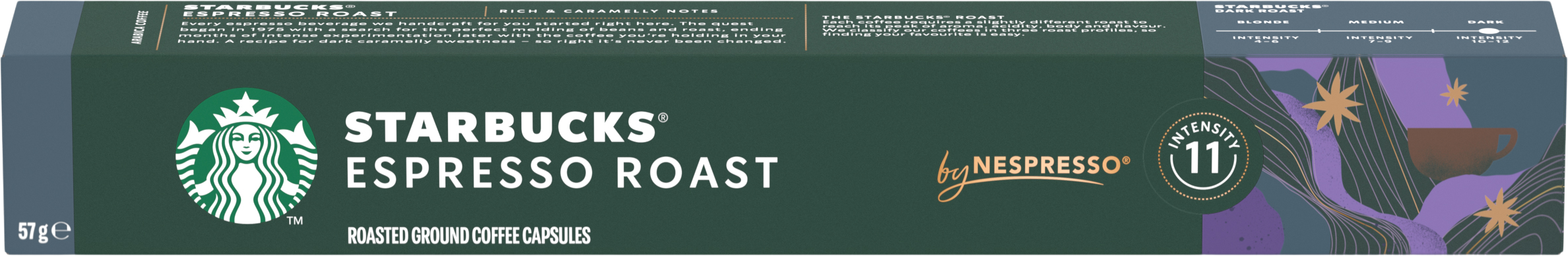 Nestlé Starbucks® by Nespresso® Espresso Roast, kávové kapsle 10 ks