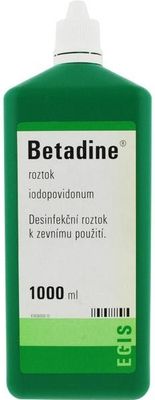 Betadine tekutina (H) zelený 1000 ml