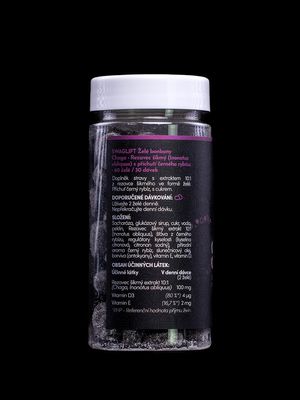 Swaglift Chaga gummies s příchutí černého rybízu 60 ks
