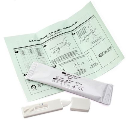 BMSS Drogový test na marihuanu THC ze slin (kazeta)