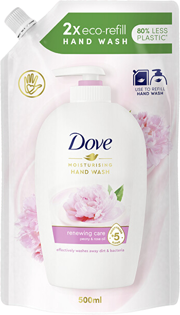 Dove Pivoňka Tekuté mýdlo náhradní náplň 500 ml