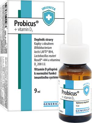 Generica Probicus + vitamin D3 9 ml