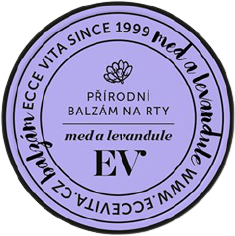 Ecce Vita Balzám na rty Med a Levandule 10 ml