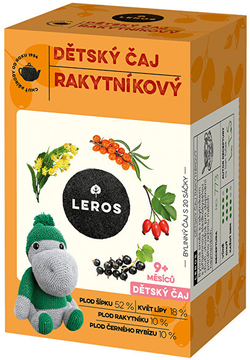 Leros Dětský čaj Rakytníkový 20x2g