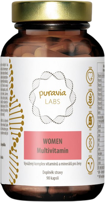 Puravia LABS Multivitamín pro ženy 90 kapslí