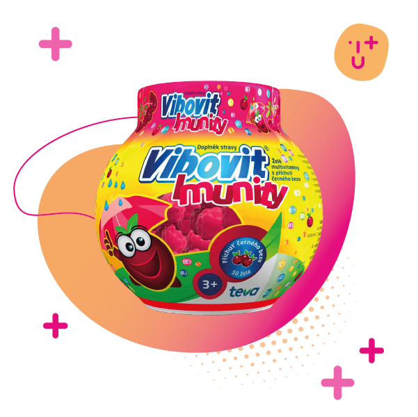 Vibovit, multivitamín, želé, bonbony