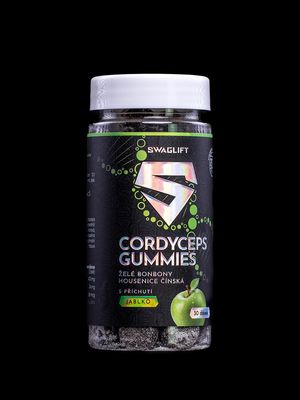 Swaglift Cordyceps gummies s příchutí jablka 60 ks