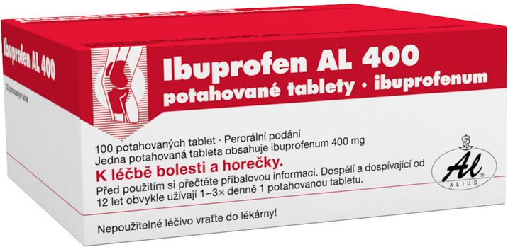 Ibuprofen AL 400 400 mg 100 tablet