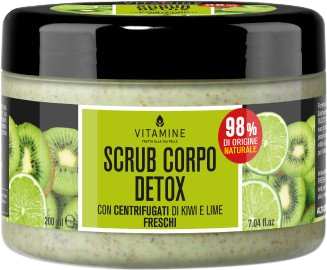 Erboristica Vitamine Detox Tělový peeling kiwi a limetka 200 ml