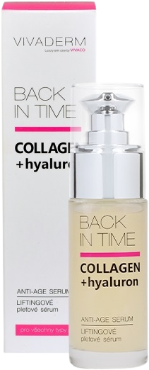 Vivaco Collagen + hyaluron - Liftingové sérum proti vráskám 30 ml