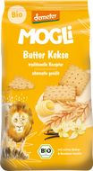MOGLi BIO máslové sušenky s vanilkou Bourbon s certifikací Demeter 125 g