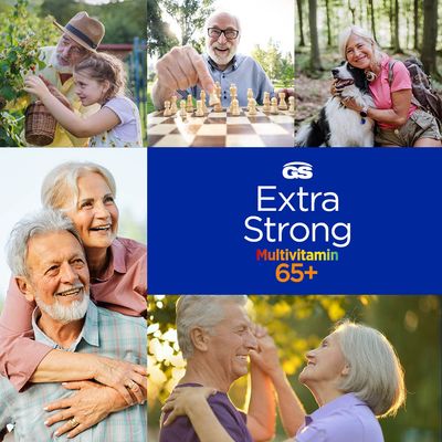 GS Extra Strong Multivitamin 65+, 60 tablet + 60 kapslí