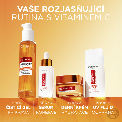 L'Oréal Paris Revitalift Vitamín C rozjasňující krém 50 ml