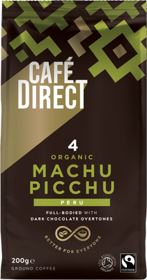 Cafédirect BIO Machu Picchu SCA 82 mletá káva Arabica 200 g
