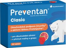 Neuraxpharm Preventan Clasic s příchutí maliny a grepu 30 tablet