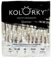 Kolorky Night Moments Multipack - Vesmír - XL (12-25 kg) noční jednorázové ekoplenky 100 ks