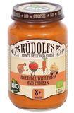 Rudolfs BIO Zelenina s těstovinami a kuřecím masem) 190 g