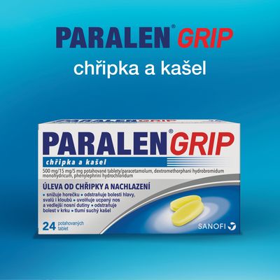 Paralen Grip Chřipka a kašel 24 tablet