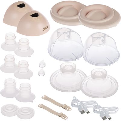 Canpol babies Dvojitá elektrická odsávačka mateřského mléka do podprsenky Hands-Free 2.0