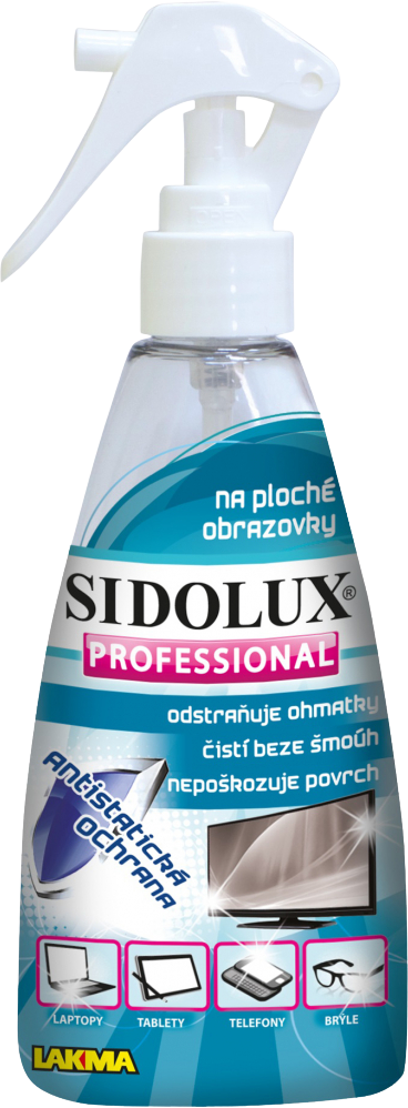 Sidolux Professional Čistič na ploché obrazovky 200 ml