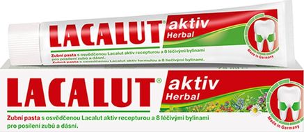Lacalut Aktiv Herbal Zubní pasta 75 ml