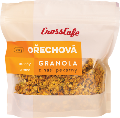 CrossCafe Granola ořechová 300 g