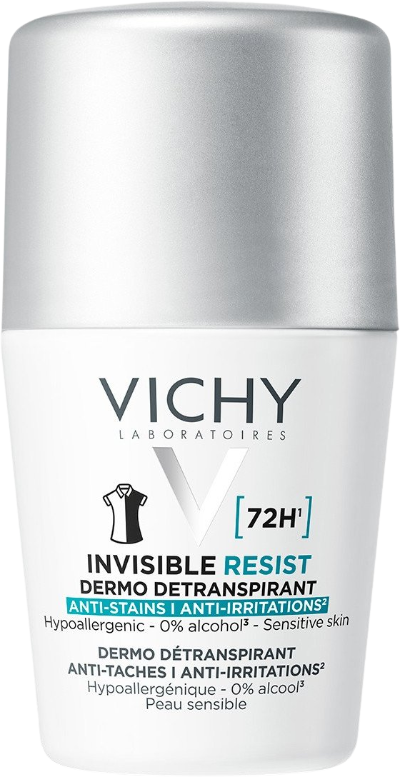 Vichy Invisible Resist 72H antiperspirant proti skvrnám i proti podráždění 50 ml