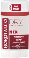 Borotalco MEN Dry Amber Scent, Deodorant stick pro muže 40 ml