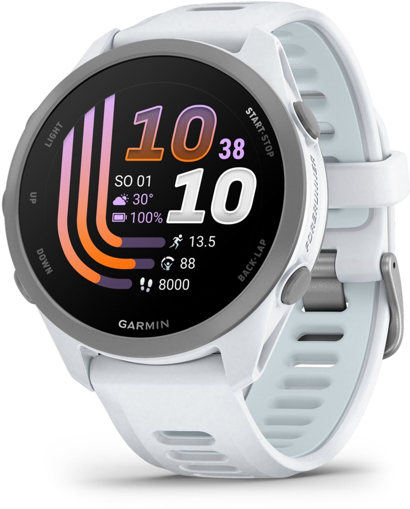 Garmin Forerunner 170 Music - Whitestone s řemínkem Whitestone / Cloud Blue