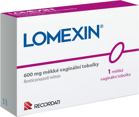 Lomexin 600 mg vaginální tobolka 1 ks