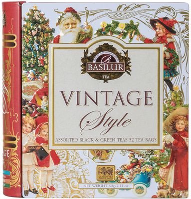 Basilur Vintage Book Assorted 32 sáčků