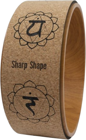 Sharp Shape Cork yoga wheel Mantra