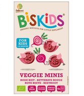 Belkorn BISkids BIO dětské celozrnné mini sušenky s červenou řepou bez přidaného cukru 120 g