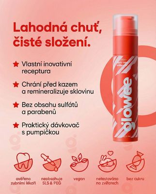 Glowee Zubní pasta Candy Cane 60 g
